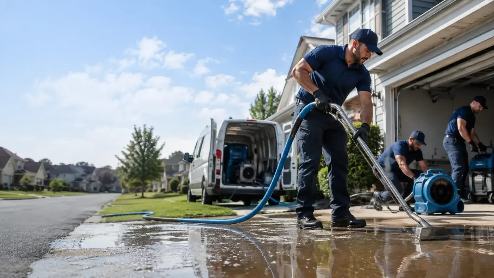 Flood Damage Restoration in New Douglas, IL